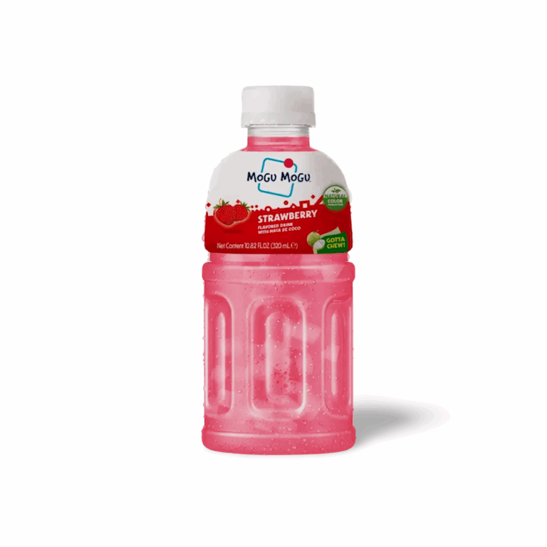 მოგუ მოგუ მარწყვის წვენი ქოქოსის კრემით 320მლ