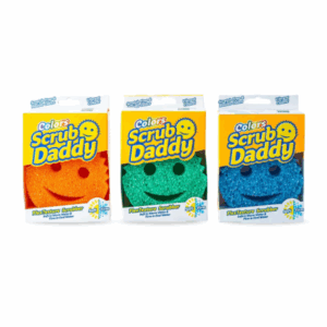Scrub daddy მაღალტექნოლოგიური ფერადი სახეხი ღრუბელი
