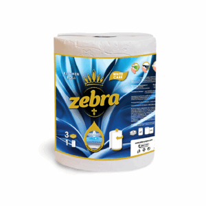 Zebra სამზარეულოს ხელსახოცი White Care 3ფენა 1ცალი