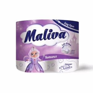 Maliva ტუალეტის ქაღალდი Romance 3ფენა 4ცალი