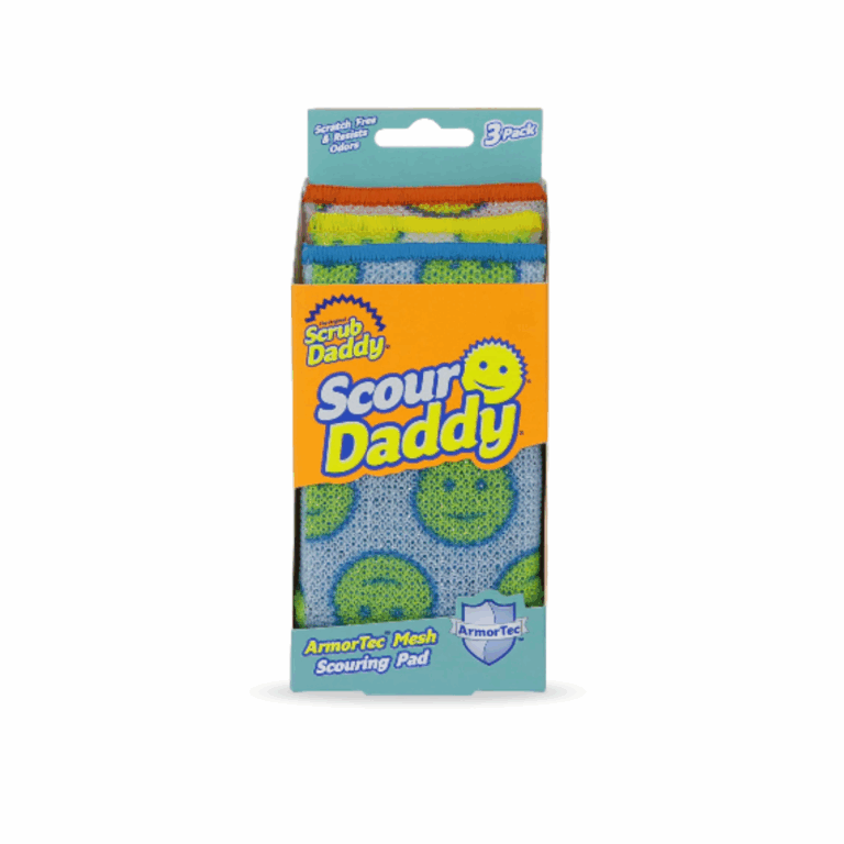 Scrub daddy მაღალტექნოლოგიური ფერადი სახეხი ღრუბელი - ბალიში 3ც