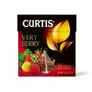 Curtis შავი ჩაი "Very Berry" 1,70გრ 20 ცალი