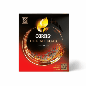 Curtis შავი ჩაი "Delicate Black" 1,70გრ 100 ცალი