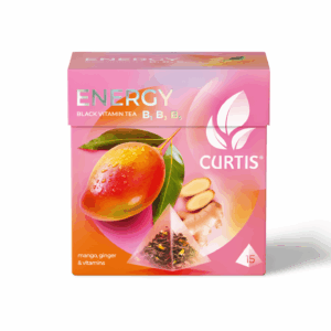 Curtis შავი ჩაი "Energy Tea" 1,70გრ 15 ცალი
