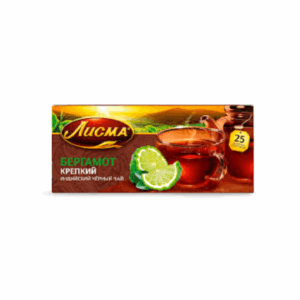 Lisma შავი ჩაი ბერგამოტით 1,5გრ 25 ცალი