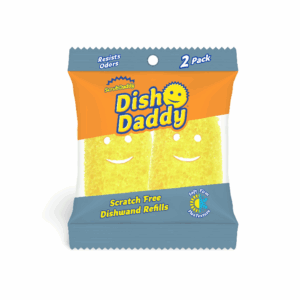 Scrub daddy ჭურჭლის სახეხის ღრუბელი სათადარიგო 2ც