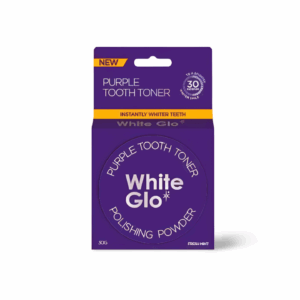 ვაით გლო კბილის ტონერი, მათეთრებელი ფხვნილი 30გრ იასამისფერი