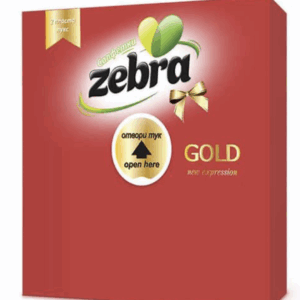 Zebra ხელსაცოხი Deluxe წითელი 33*33სმ 2ფენა 35ცალი