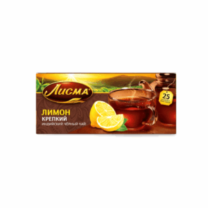 Lisma შავი ჩაი ლიმნით 1,5გრ 25 ცალი