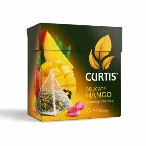 Curtis მწვანე ჩაი "Delicate Mango" 1,80გრ 20 ცალი