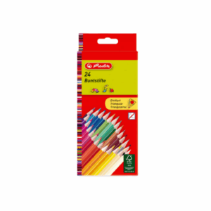 ჰერლიტც სამკუთხა ფერადი ფანქარი 24 ცალიანი