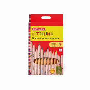 ჰერლიტც სამკუთხა 12 ცალიანი ფერადი ფანქარი