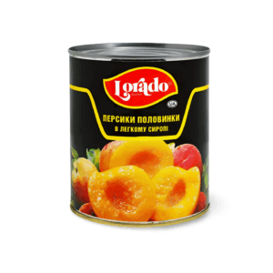 ლორადო-ატამი მსუბუქ სიროფში*850 მლ