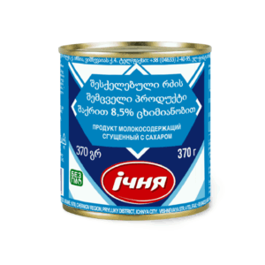 იჩნა შედედებული რძის შემცველ პროდუქტ 370გრ