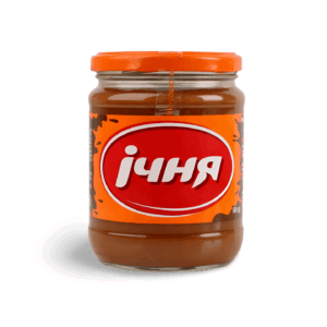 იჩნა შედედებული მოხარშული რძე*500გრ შუშის ქილაში