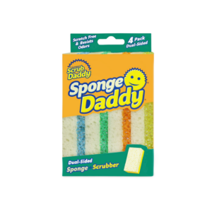 Scrub Daddy მაღალტექნოლოგიური ორმხრივი ღრუბელი 4ც