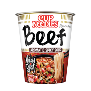 Nissin Cup Noodles ლაფშა საქონლის 65გრ